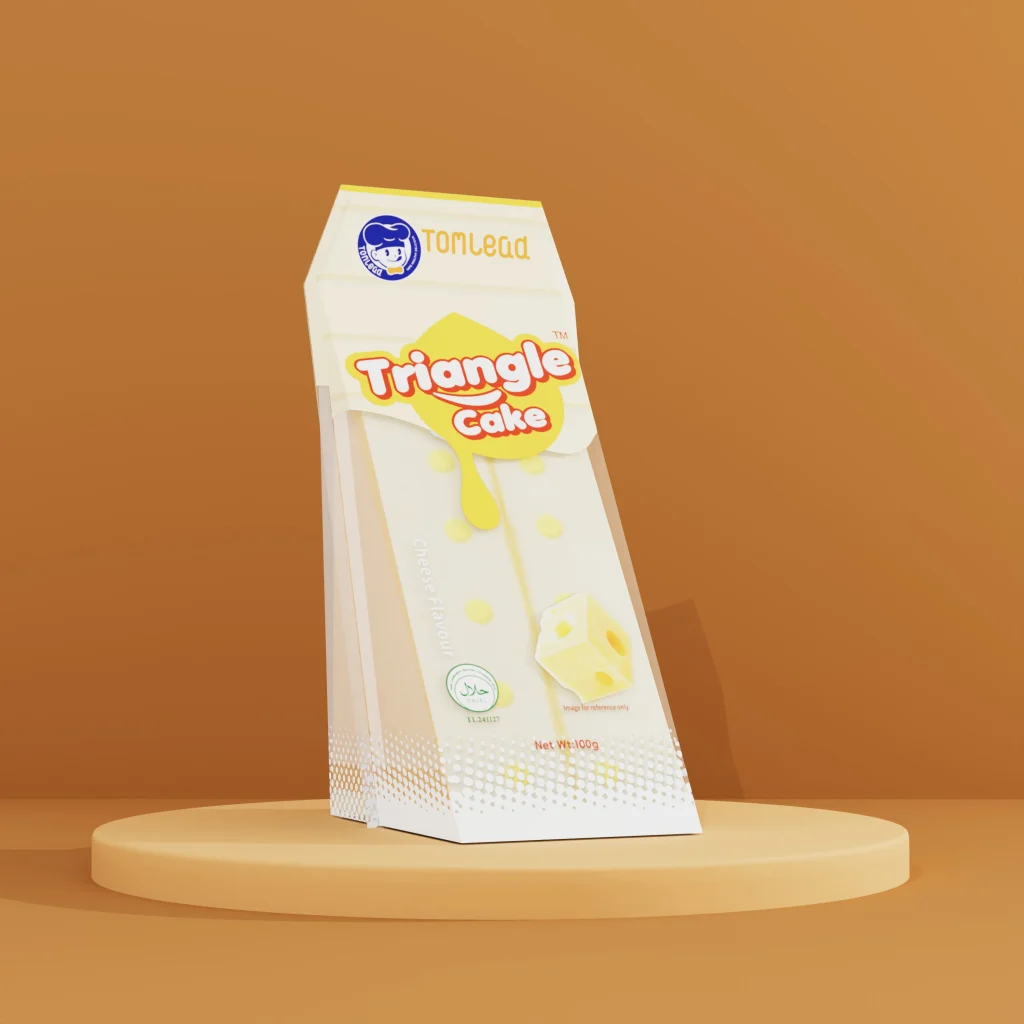 Triangle cake (cheese flavour)
